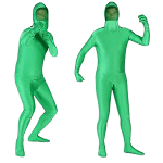 Greenscreen Anzug als Kleidung