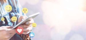 emojis smartphone social media likes
