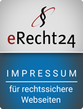 eRecht24 Siegel "Impressum - für rechtssichere Webseiten"